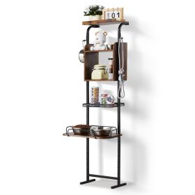 Pet Feeding Station with Storage, Elevated Dog Bowls, Raised Dog Bowl Stand, Dog Food Storage and Feeder Station with Storage Shelves (Default: Default)
